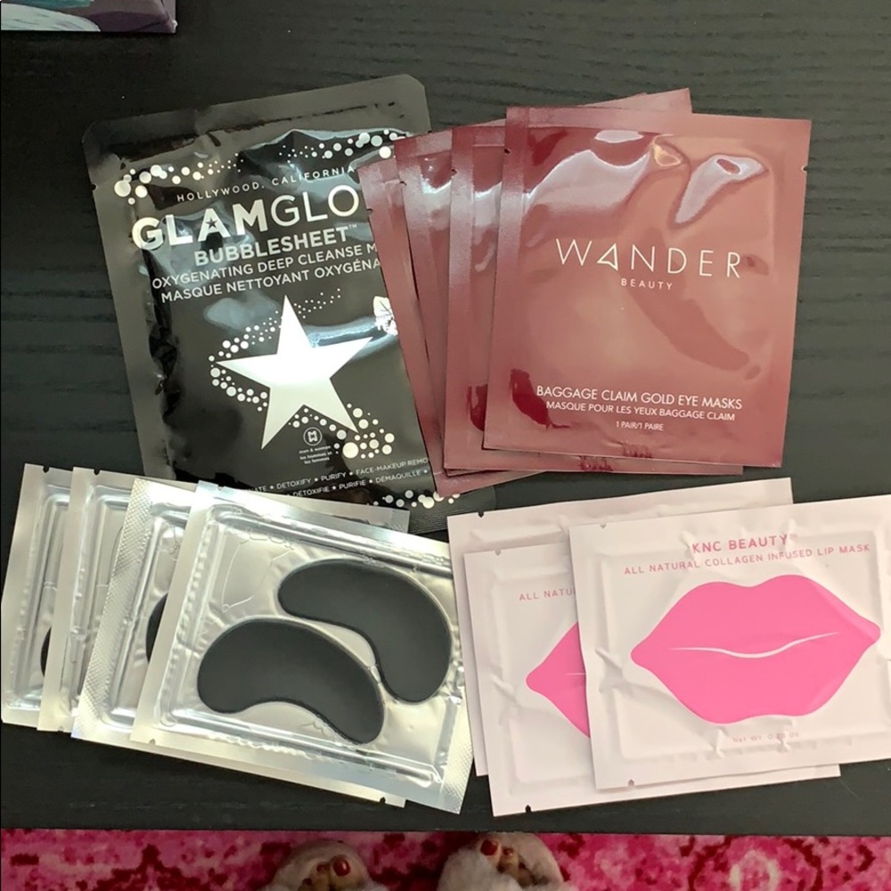 BUNDLE! Eye, lip, and face masks!